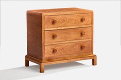 Danish Designer, Chest of Drawers, Oak, Denmark, 1940s