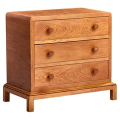 Danish Designer, Chest of Drawers, Oak, Denmark, 1940s