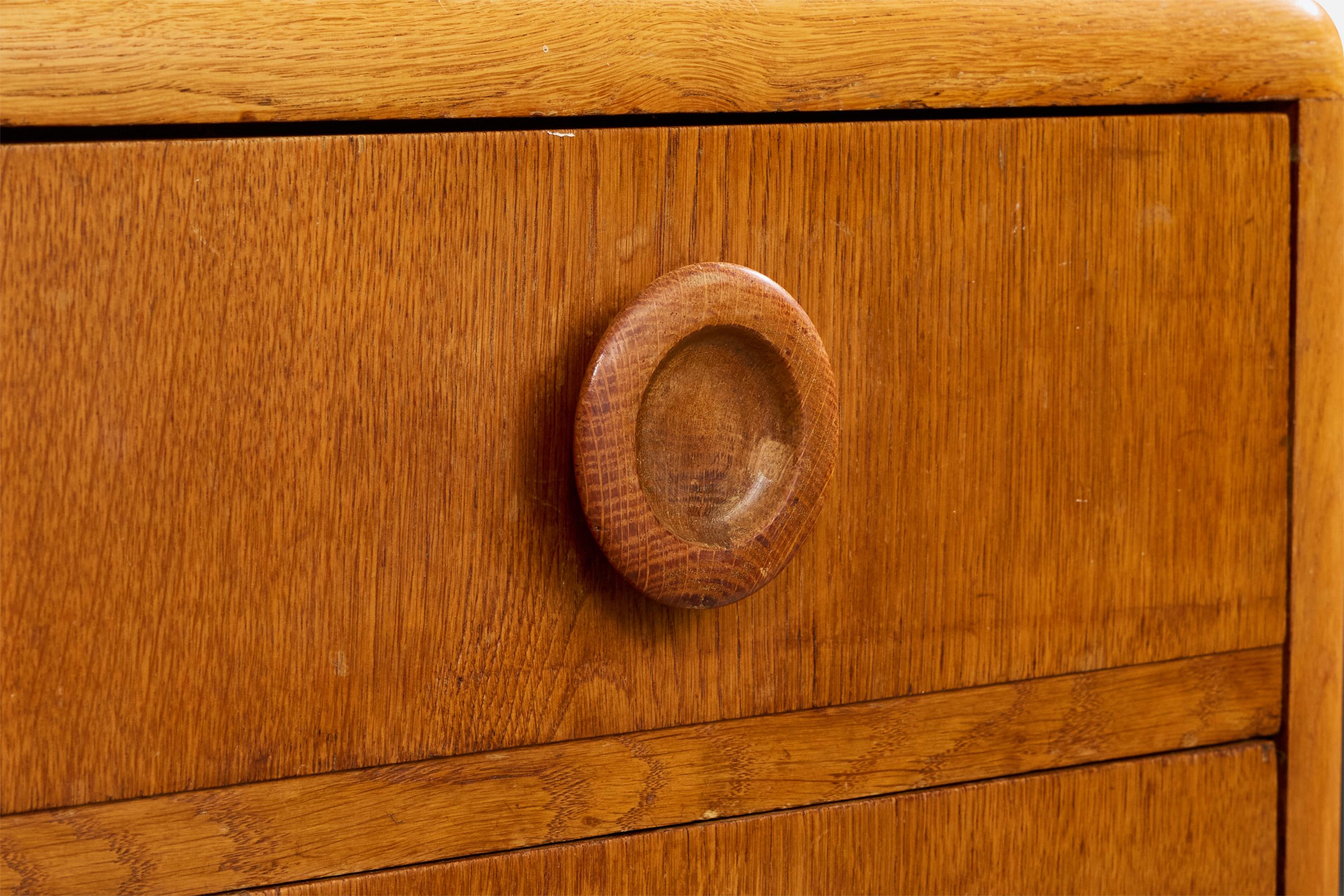 Danish Designer, Desk, Oak, Denmark, 1950s im Angebot 3