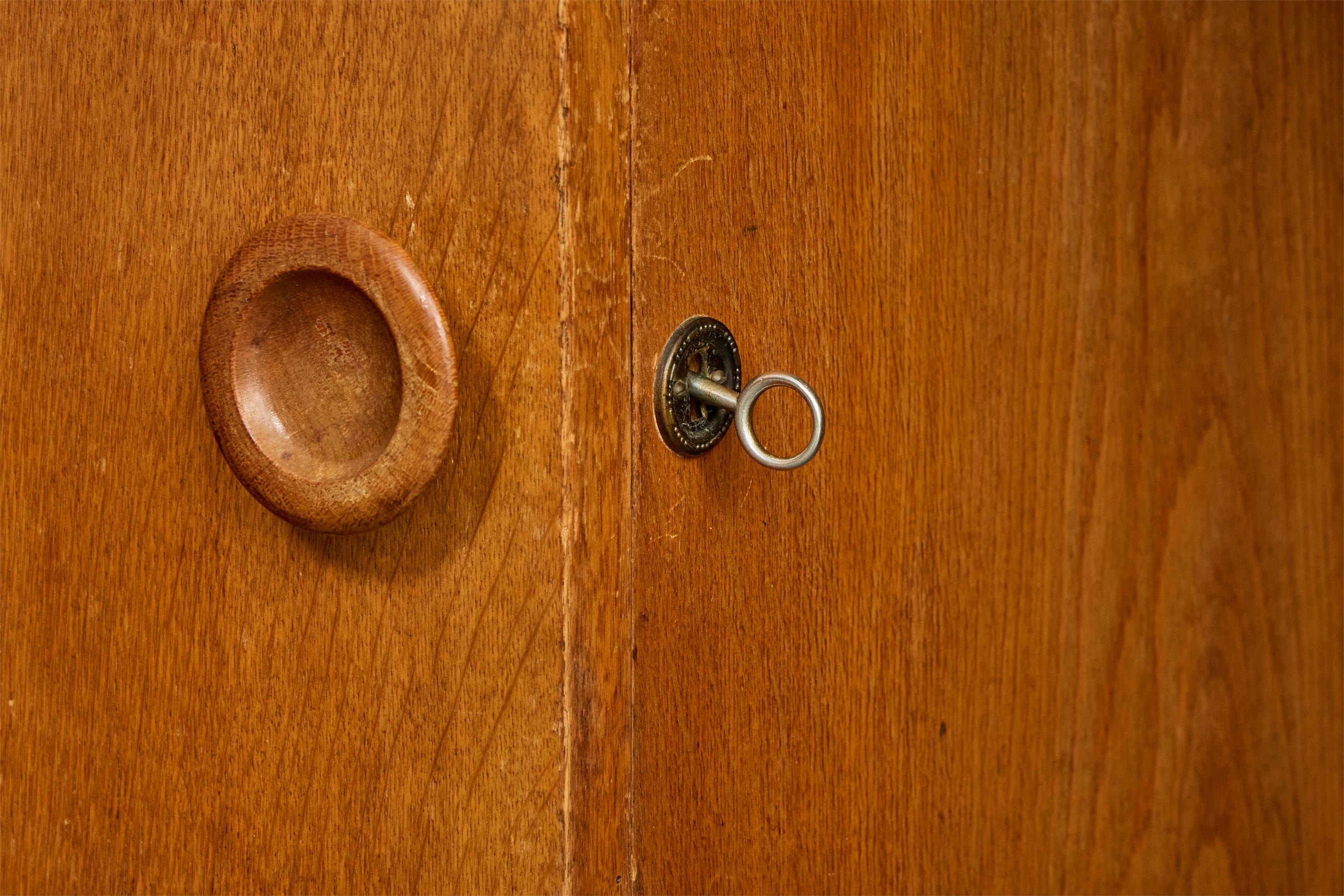 Danish Designer, Desk, Oak, Denmark, 1950s im Angebot 6