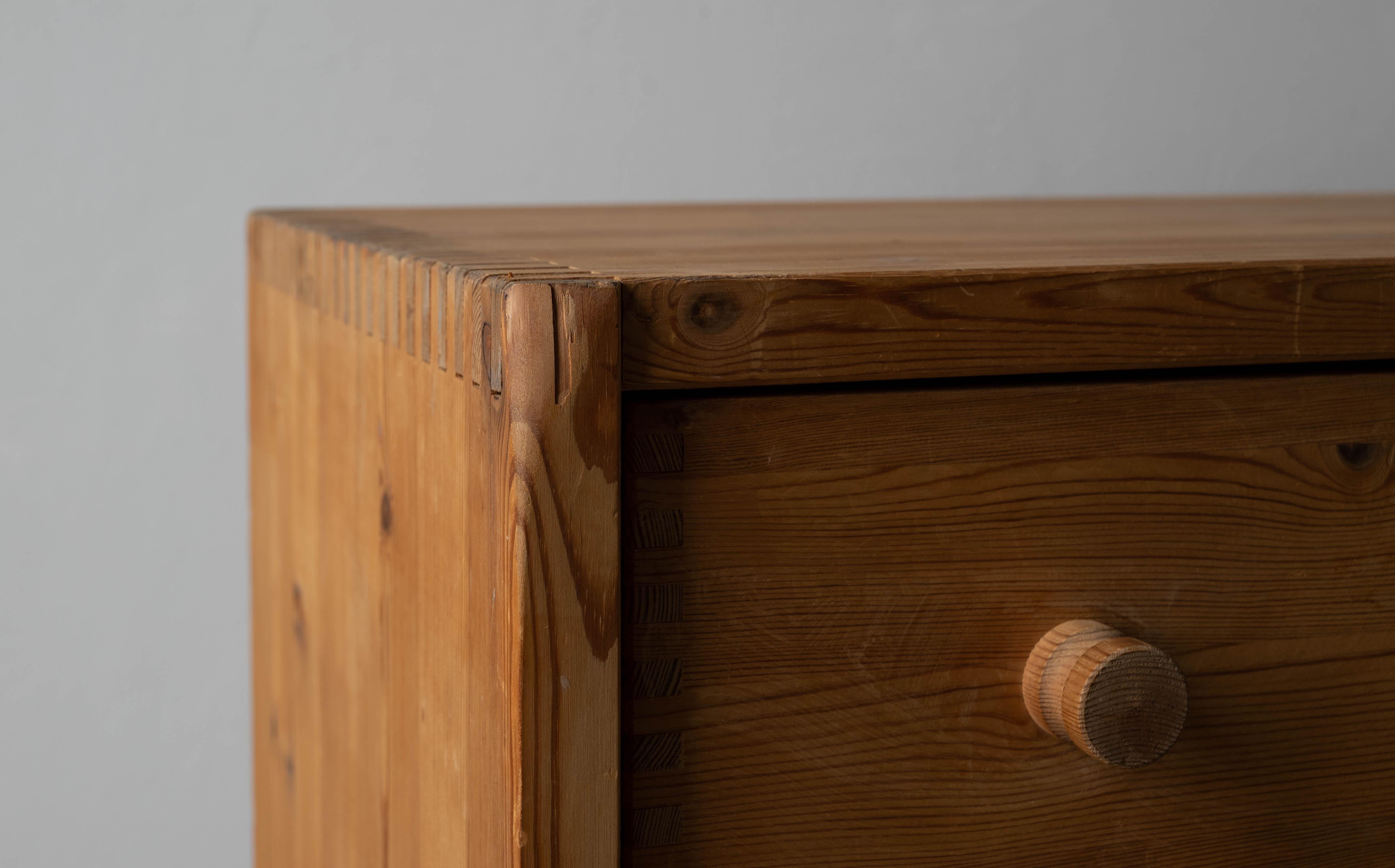 Danish Designer, Dresser / Chest of Drawers, Pine, Denmark, 1970s 3