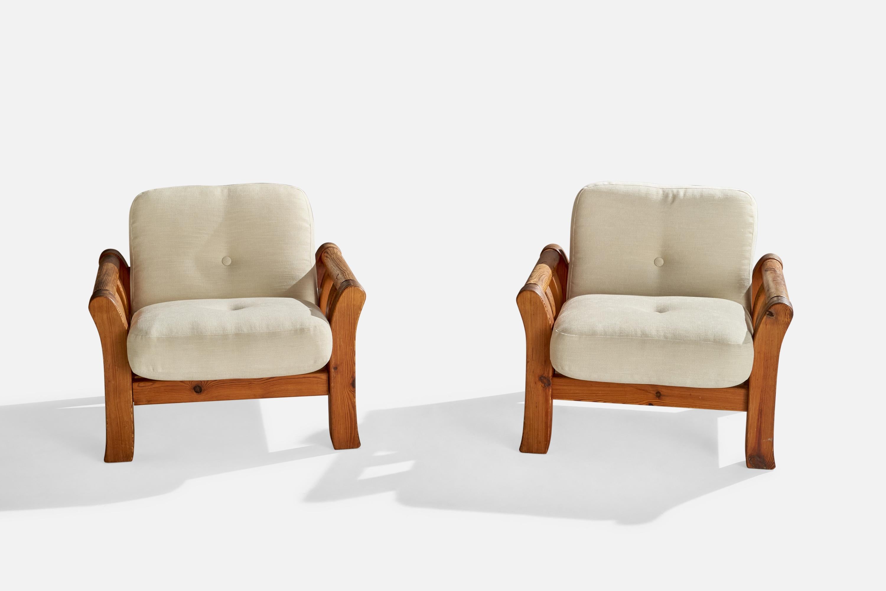 Tissu Designer danois, chaises longues, pin, tissu, Danemark, années 1970 en vente
