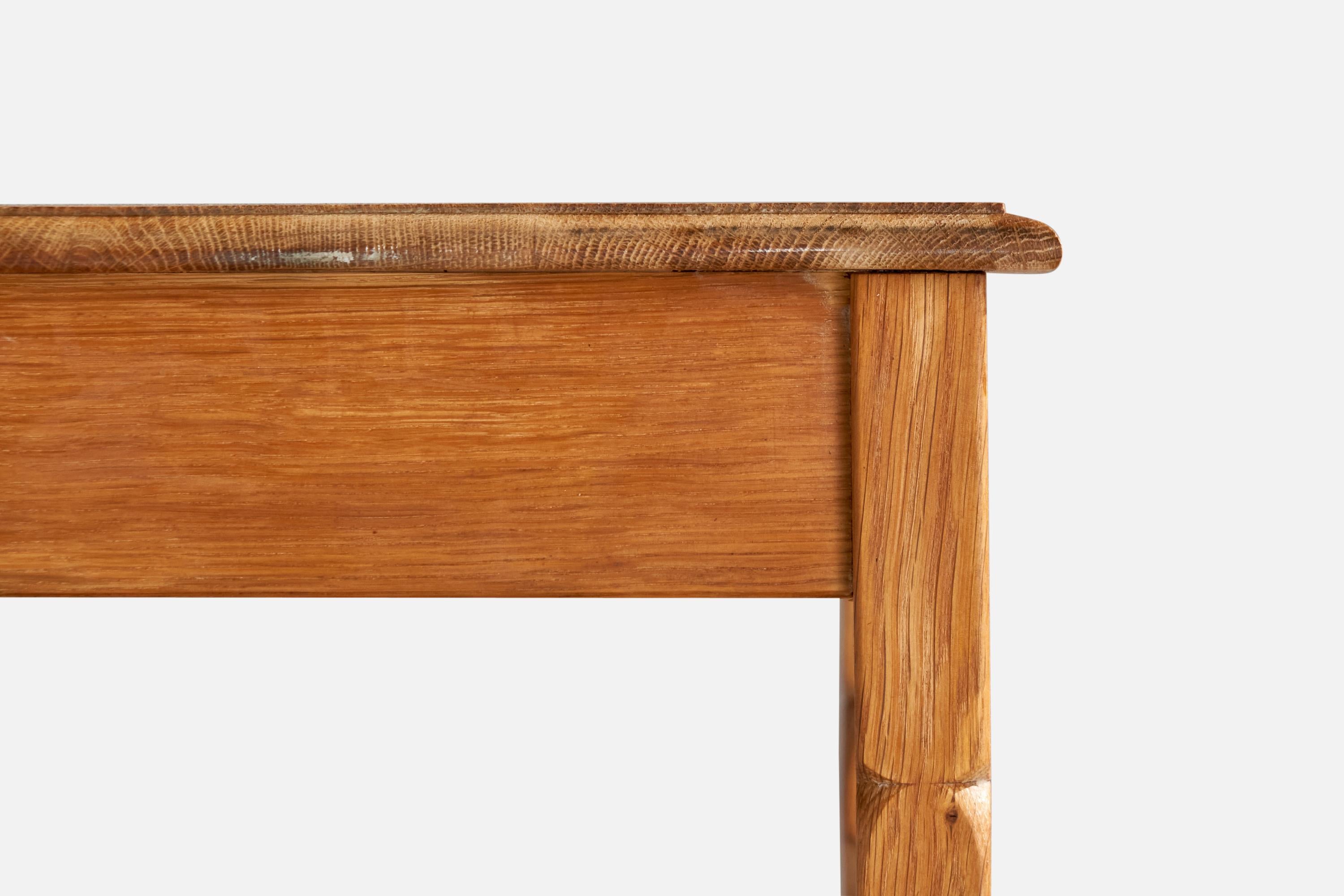 Mid-20th Century Danish Designer, Nesting Tables, Oak, Denmark, 1960s For Sale
