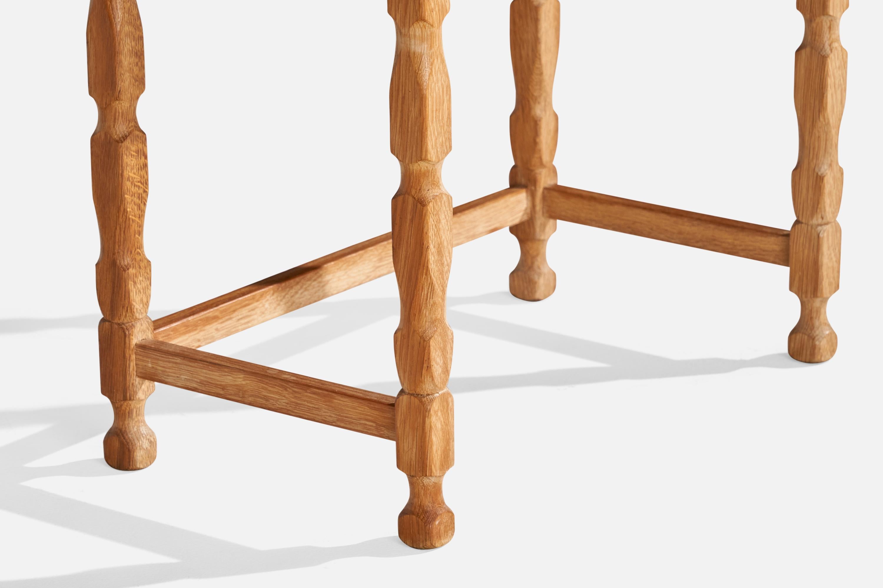 Danish Designer, Nesting Tables, Oak, Denmark, 1960s For Sale 1