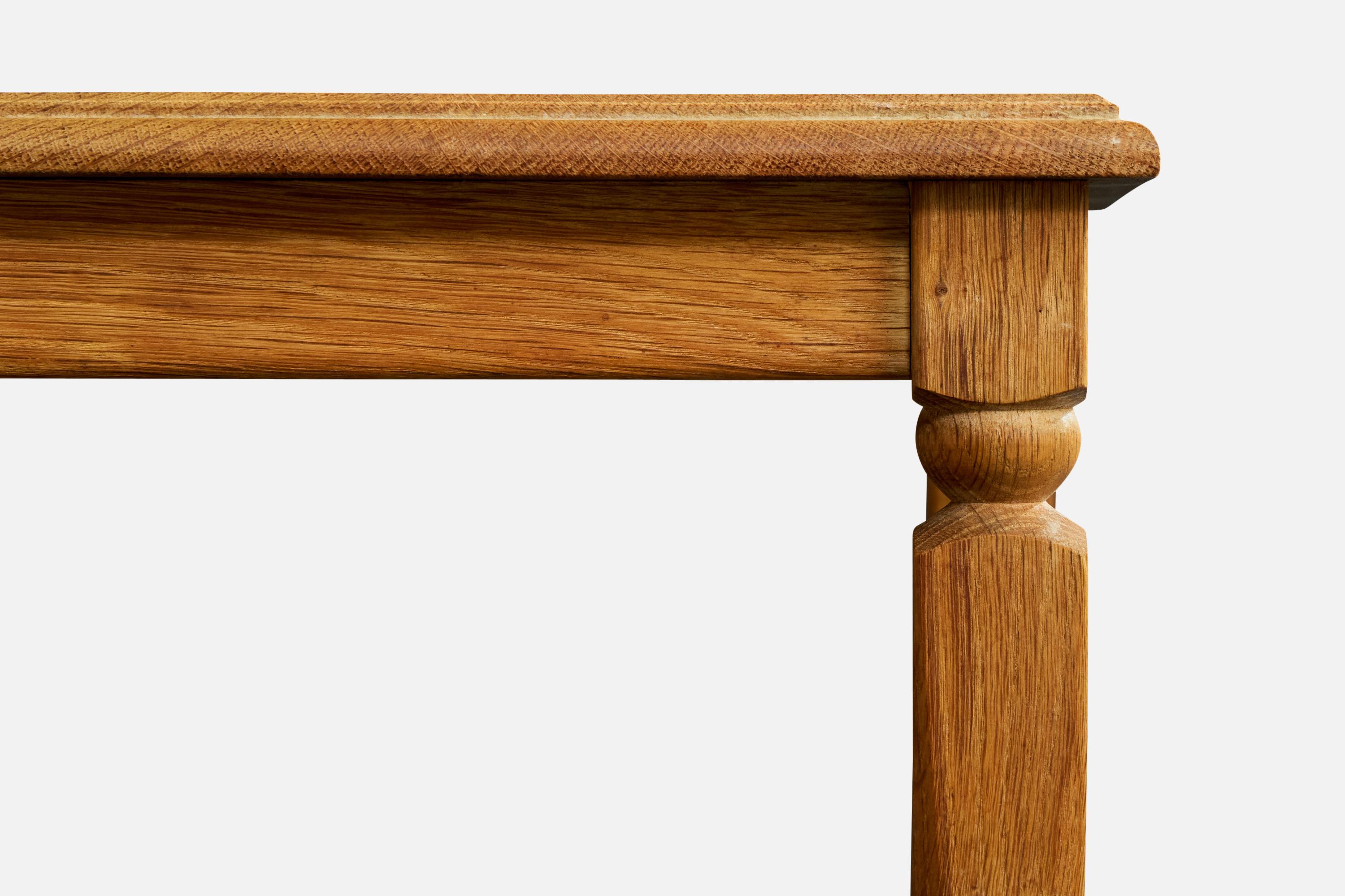 Danish Designer, Nesting Tables, Oak, Denmark, 1960s For Sale 3