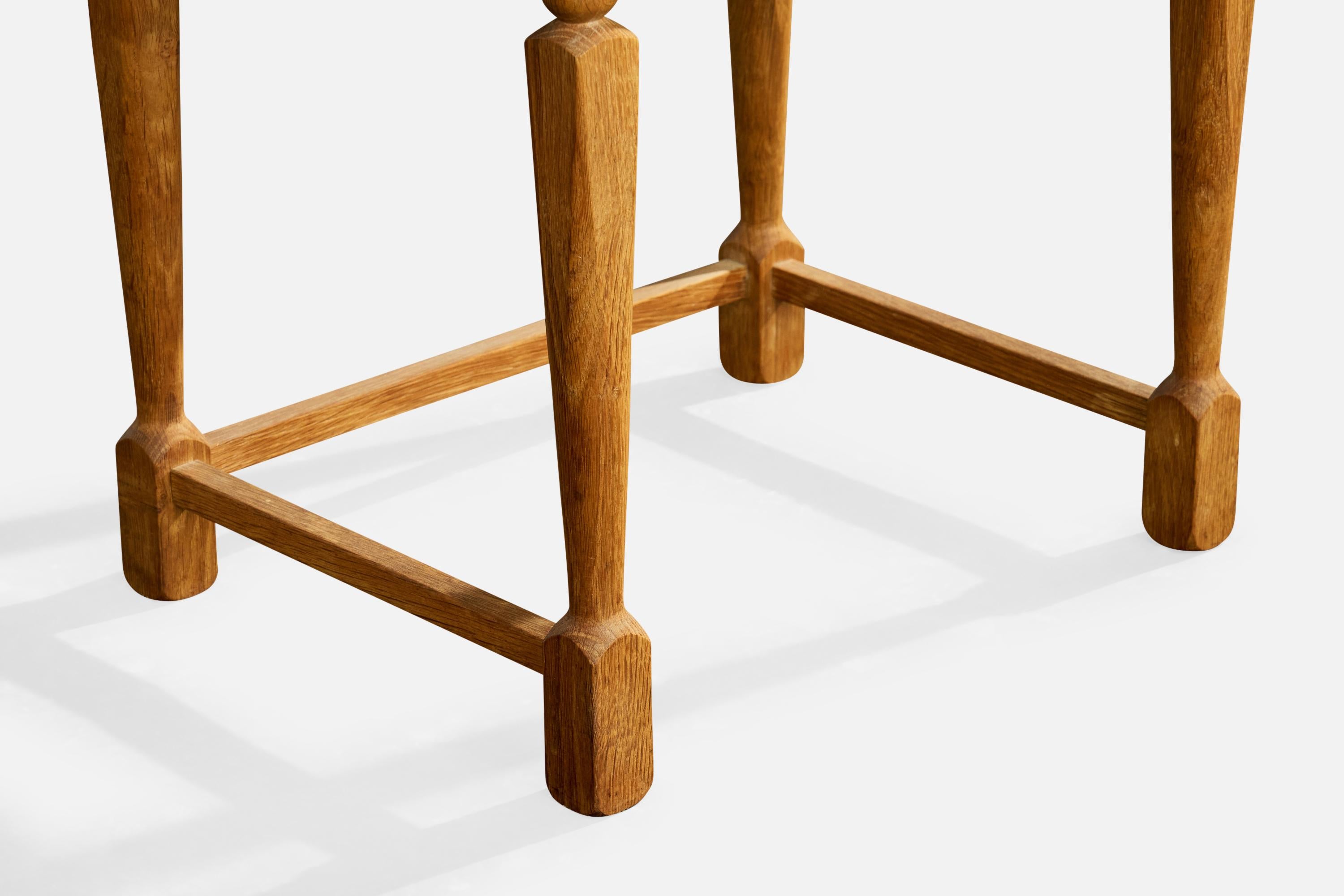 Danish Designer, Nesting Tables, Oak, Denmark, 1960s For Sale 4