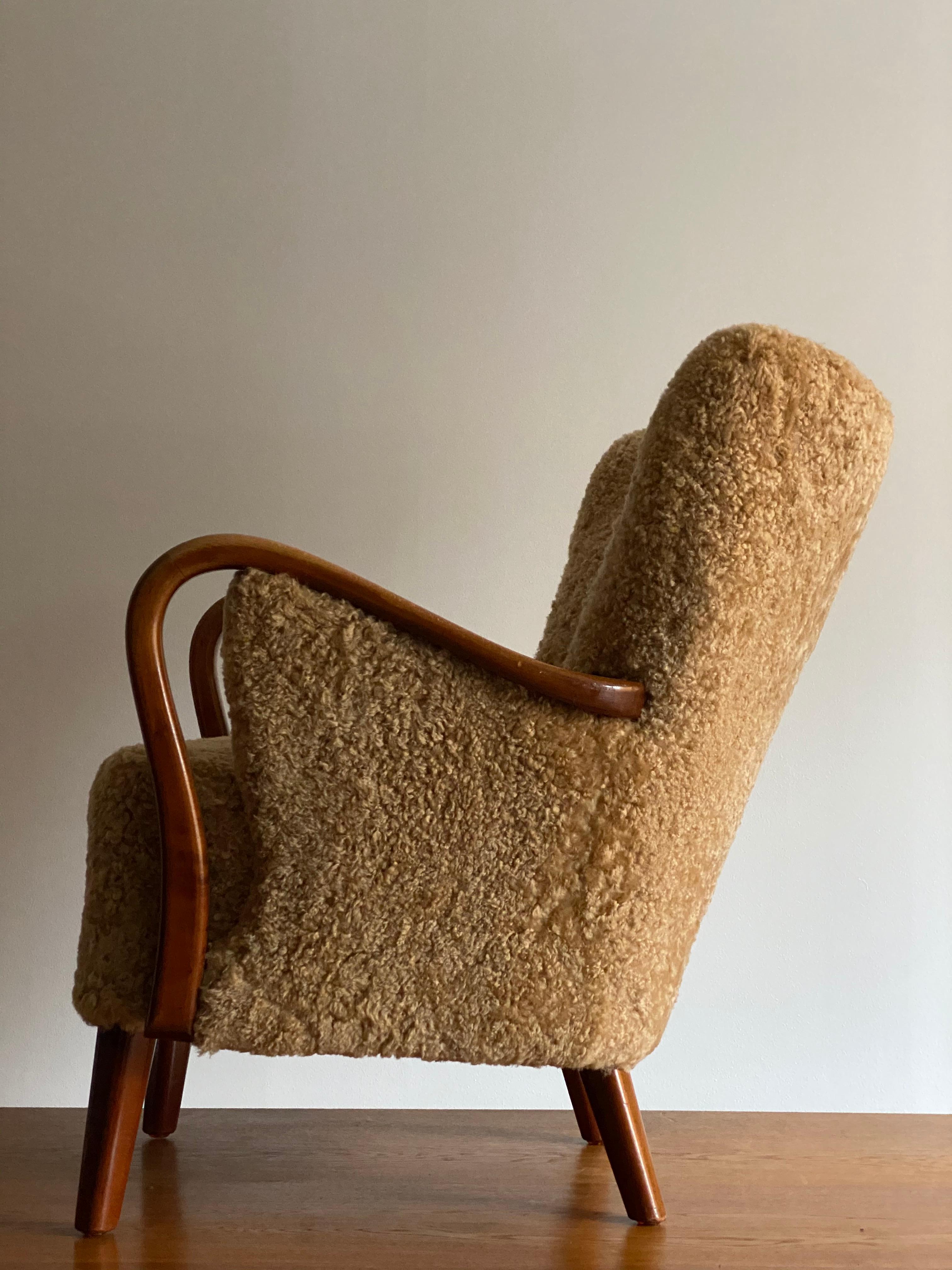 shearling chair