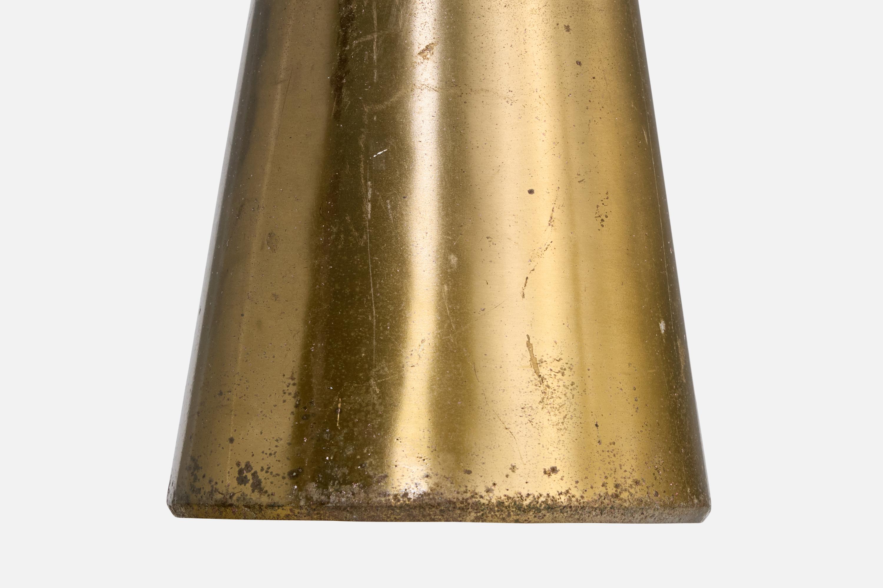 Dänischer Designer, Pendelleuchten, Messing, Dänemark, 1930er Jahre im Angebot 3