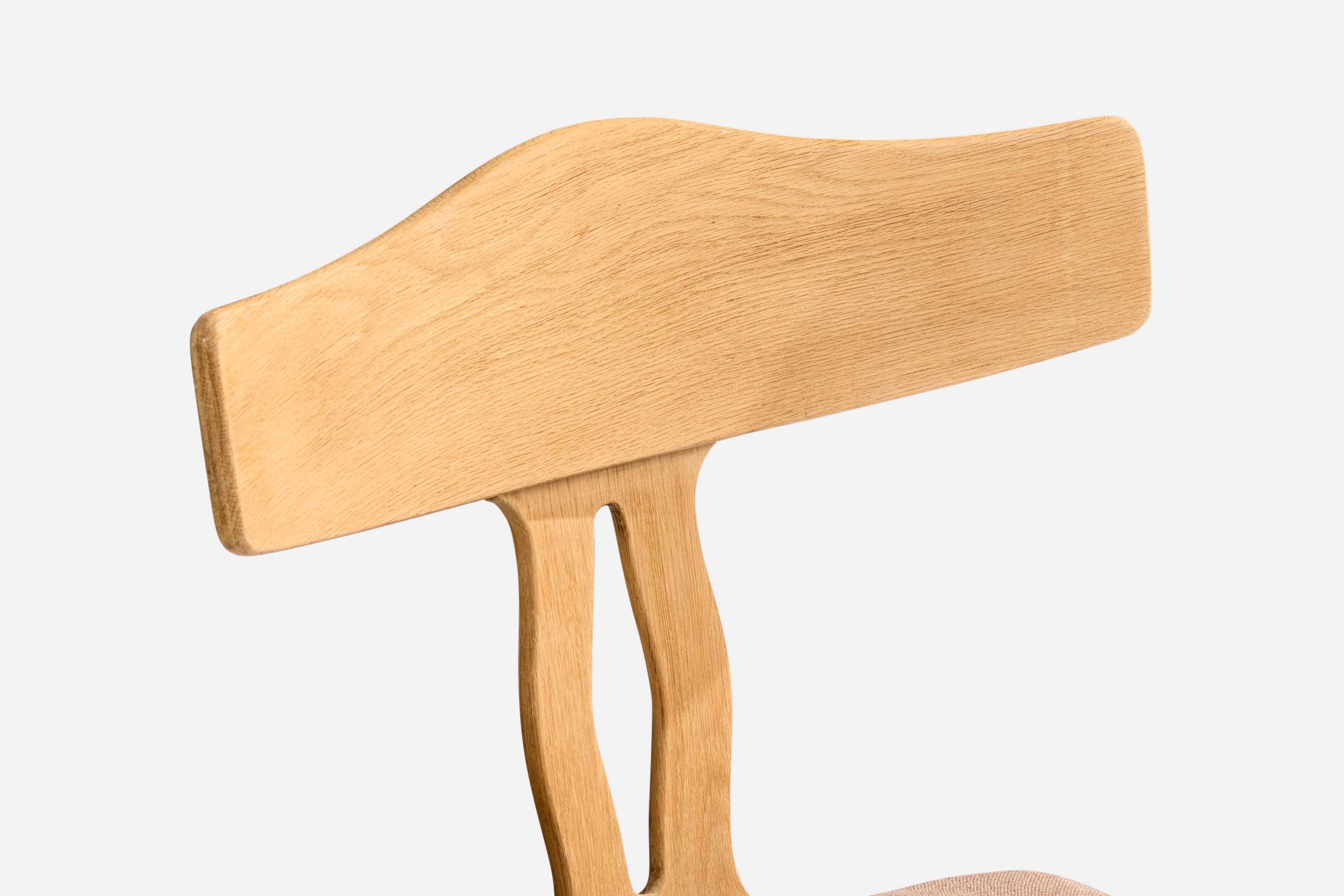 Chaise d'appoint de designer danois, Oak Oak, Fabrice, Danemark, années 1960 en vente 2