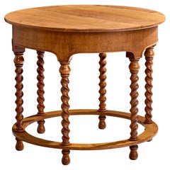 Antique Danish Designer, Side Table, Oak, Denmark, 1920s