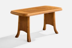 Danish Designer, Side Table, Oak, Denmark, 1940s