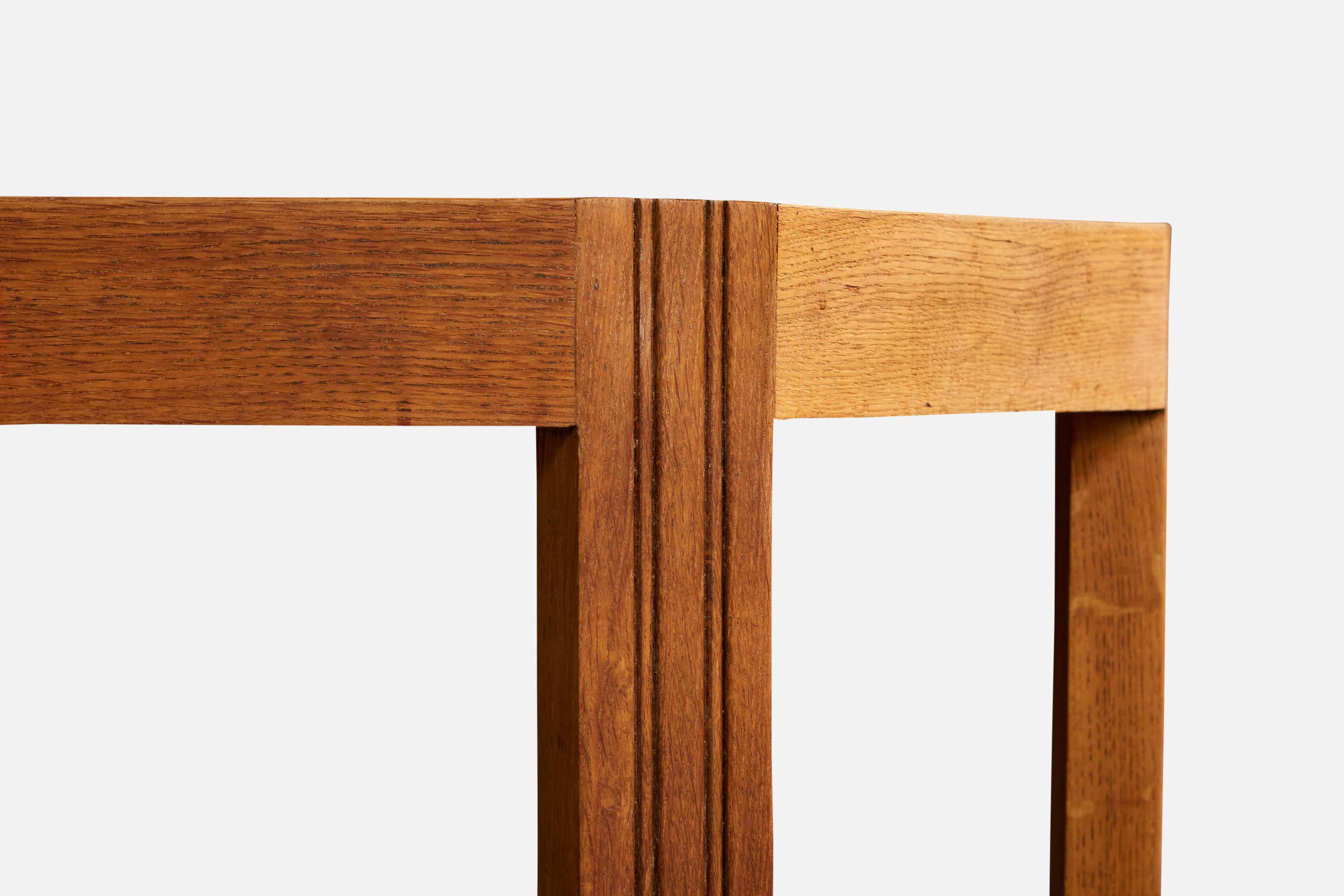 Danish Designer, Side Table, Oak, Denmark, 1940s en vente 1