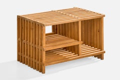 Designer danois, table d'appoint, pin, Danemark, années 1960