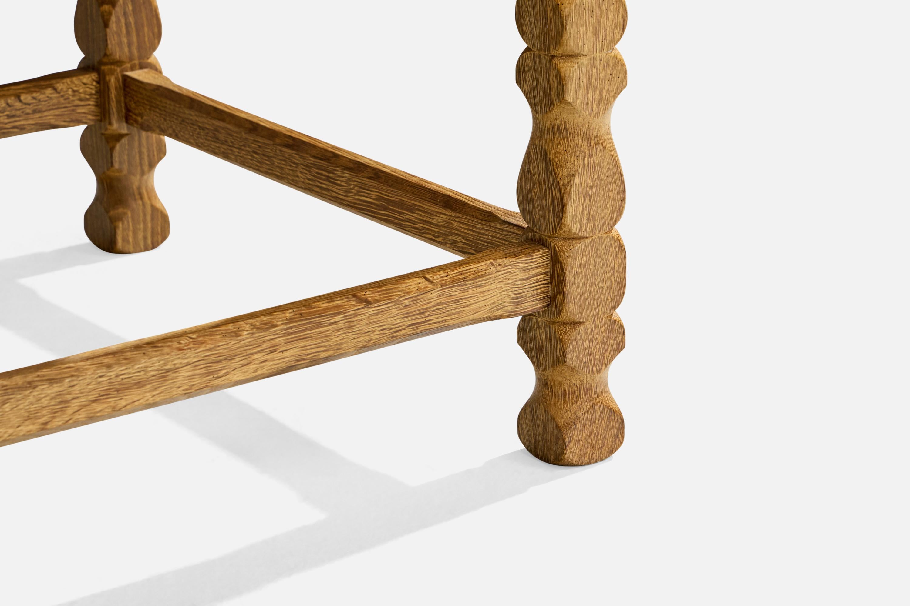 Bois Designer danois, tables d'appoint, Oak, Danemark, années 1960 en vente