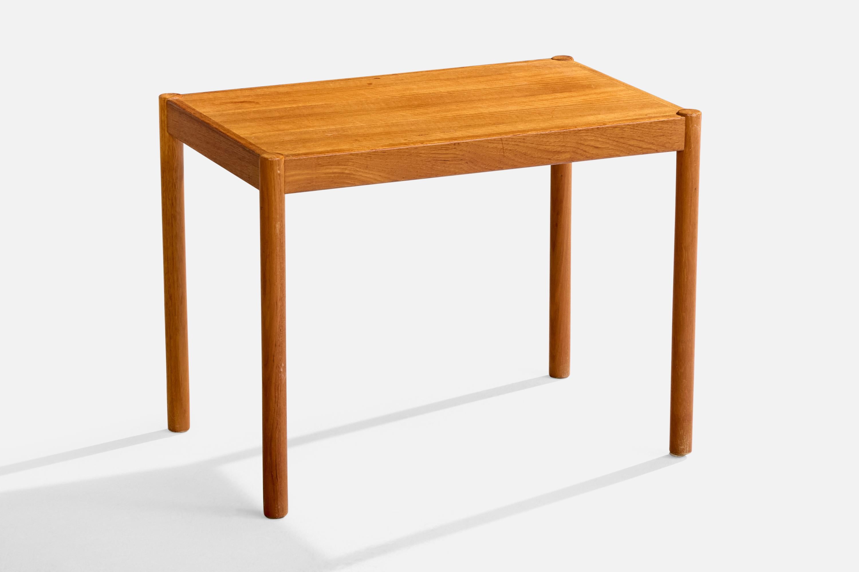 Danish Designer, Side Tables, Teak, Denmark, 1960s In Good Condition For Sale In High Point, NC