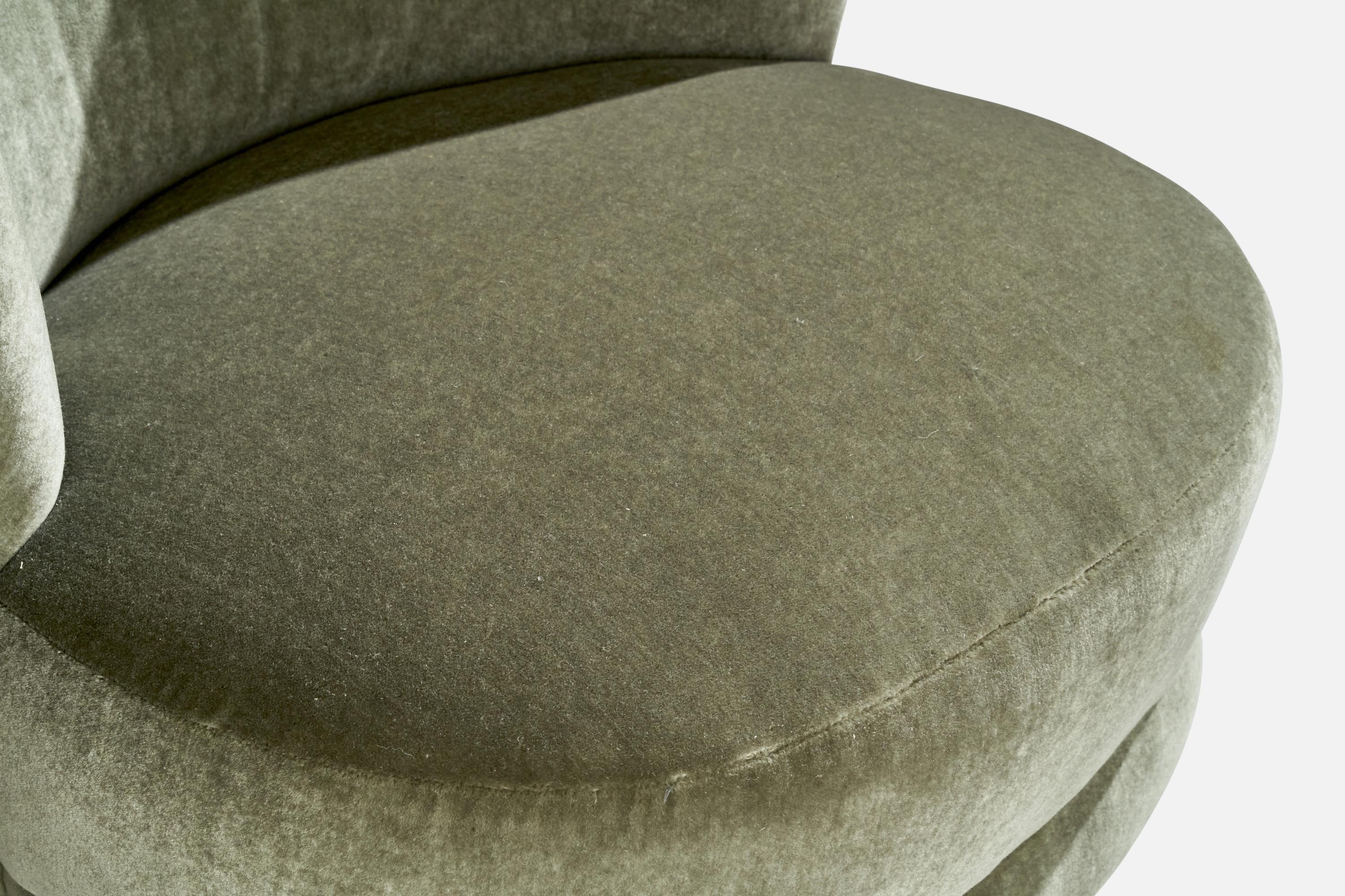 Designer danois, chaises à pantoufles, Beeche, Mohair, Danemark, années 1940 Bon état - En vente à High Point, NC
