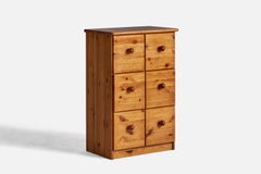 Danish Designer, Small Chest of Drawers, Pine, Denmark, 1960s