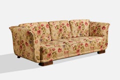 Divano di design danese, Fabrice, Wood, Danimarca, anni '1930