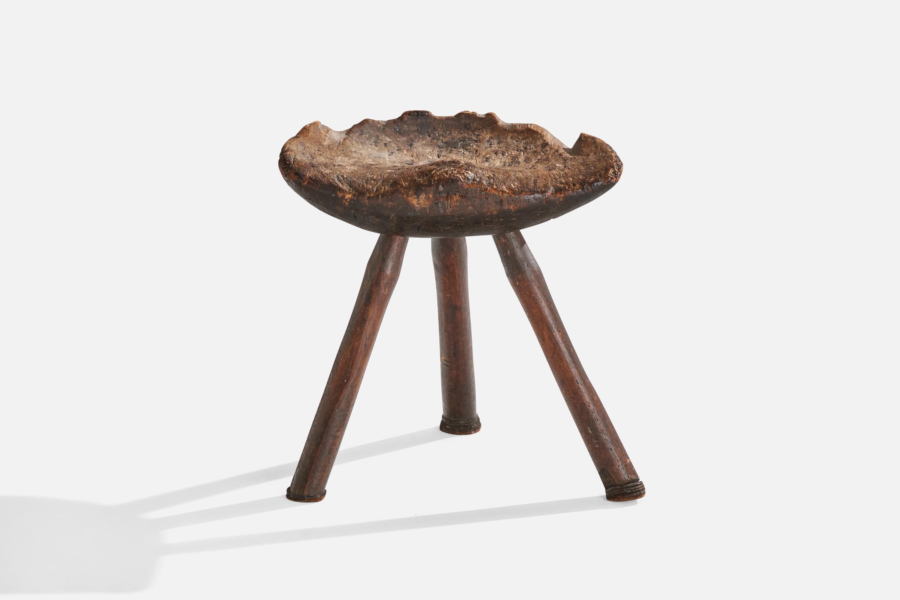 Scandinavo moderno Sgabello di design danese, Oak, Danimarca, anni '1920 in vendita