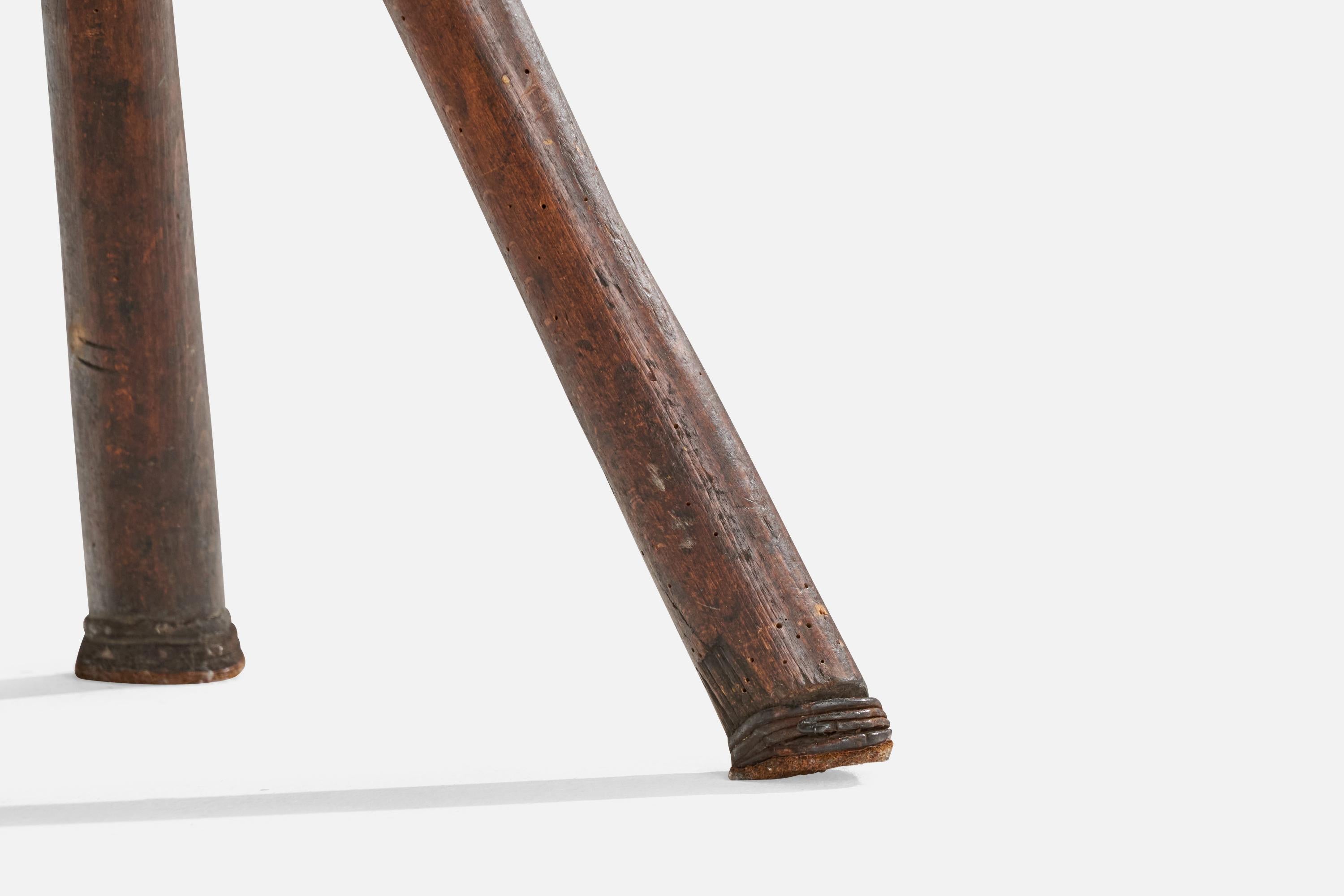 Inizio XX secolo Sgabello di design danese, Oak, Danimarca, anni '1920 in vendita