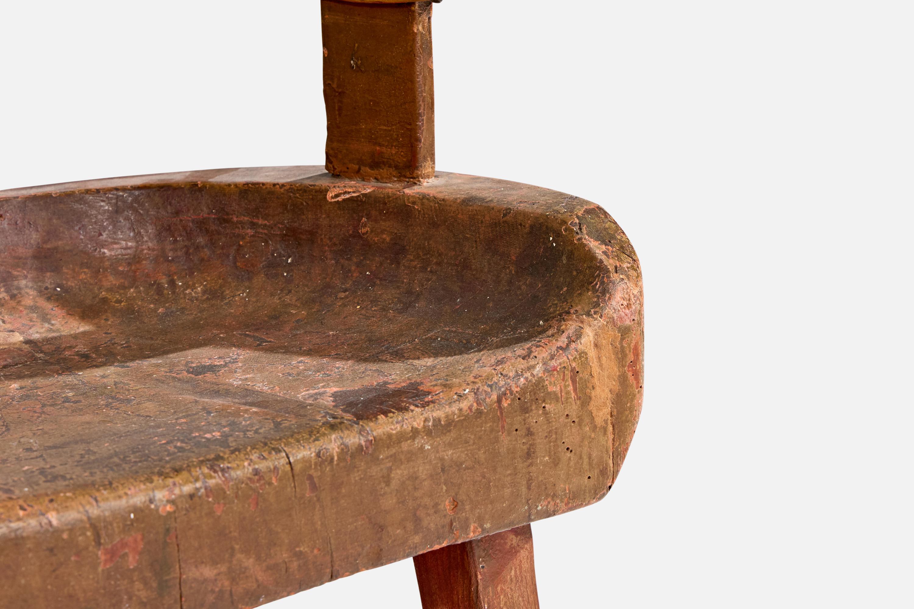 Designer danois, tabouret, Wood, Danemark, années 1900 en vente 5