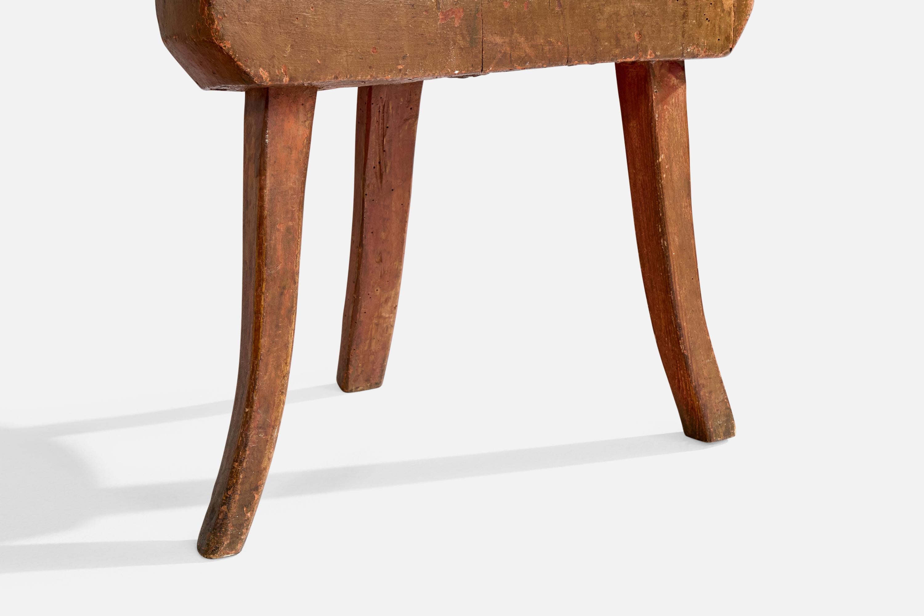 Designer danois, tabouret, Wood, Danemark, années 1900 en vente 6
