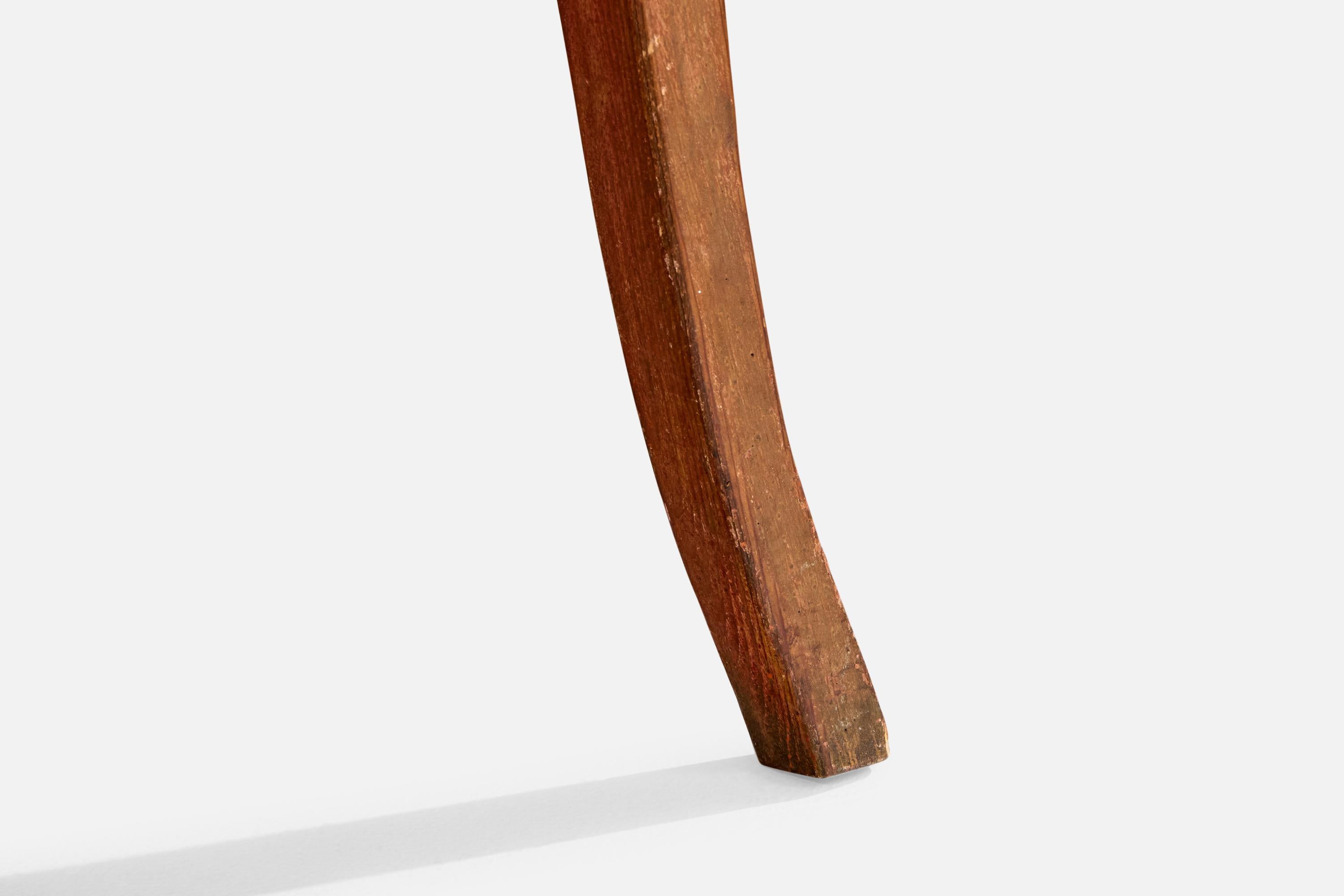Designer danois, tabouret, Wood, Danemark, années 1900 en vente 7