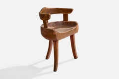 Danish Designer, Stool, Wood, Denmark, 1900s