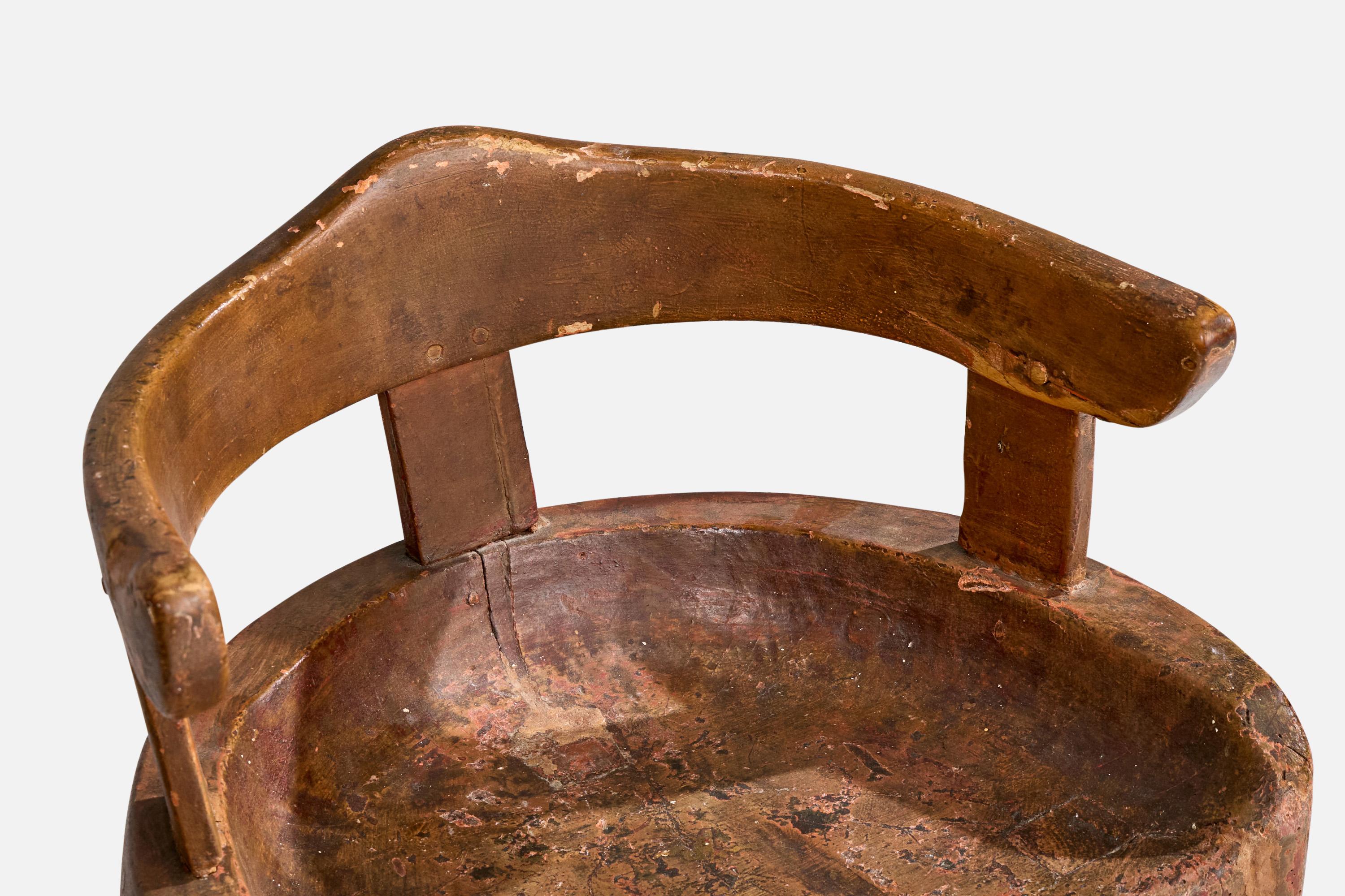 Designer danois, tabouret, Wood, Danemark, années 1900 en vente 2