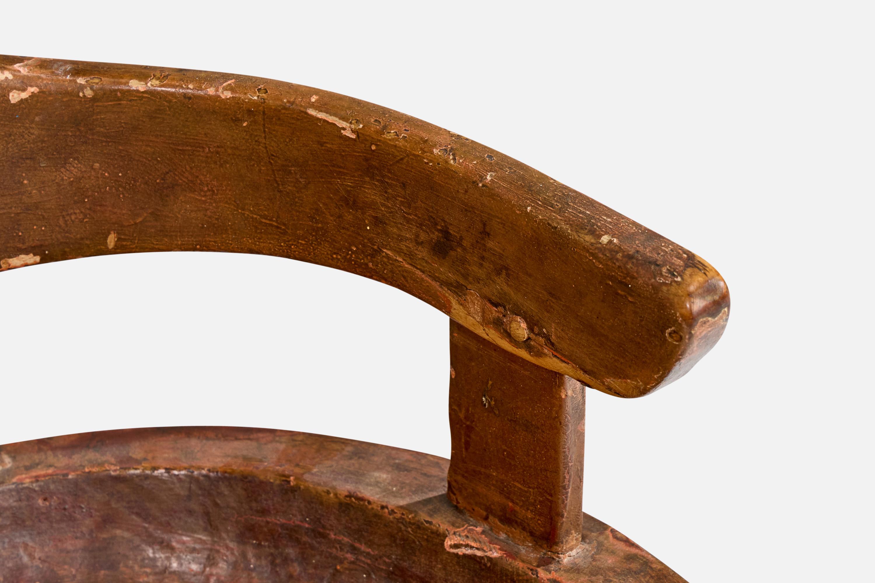 Designer danois, tabouret, Wood, Danemark, années 1900 en vente 3