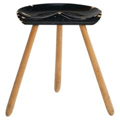 Dänischer Designer, Hocker, Holz, Dänemark, 1960er Jahre