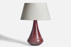 Danish Designer, Table Lamp, Ceramic, Denmark, 1940s