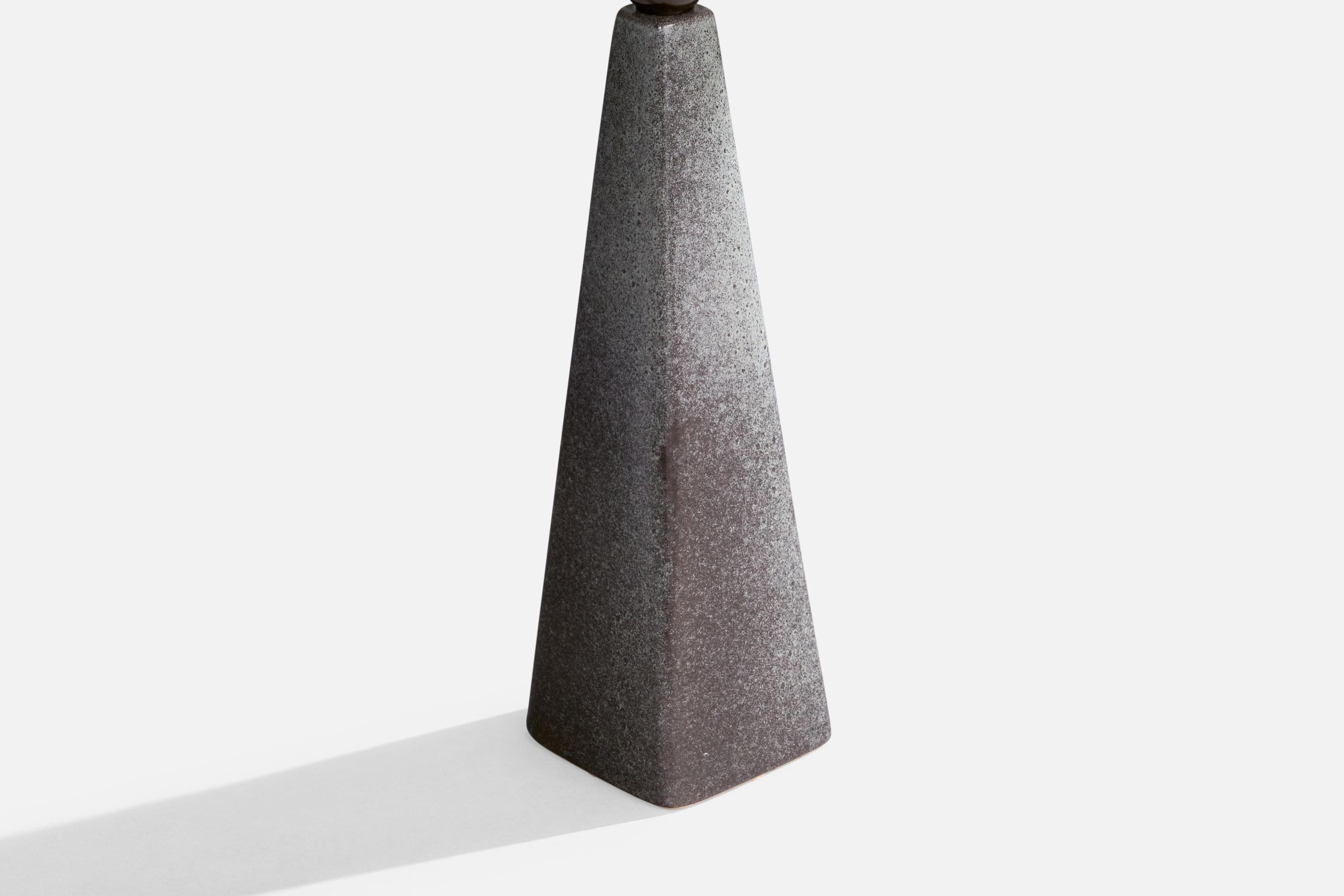 Designer danois, lampe de table, céramique, Danemark, années 1960 Bon état - En vente à High Point, NC