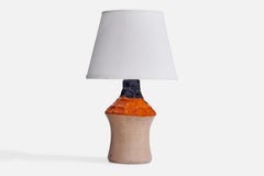 Danish Designer, Table Lamp, Ceramic, Sweden, 1960s