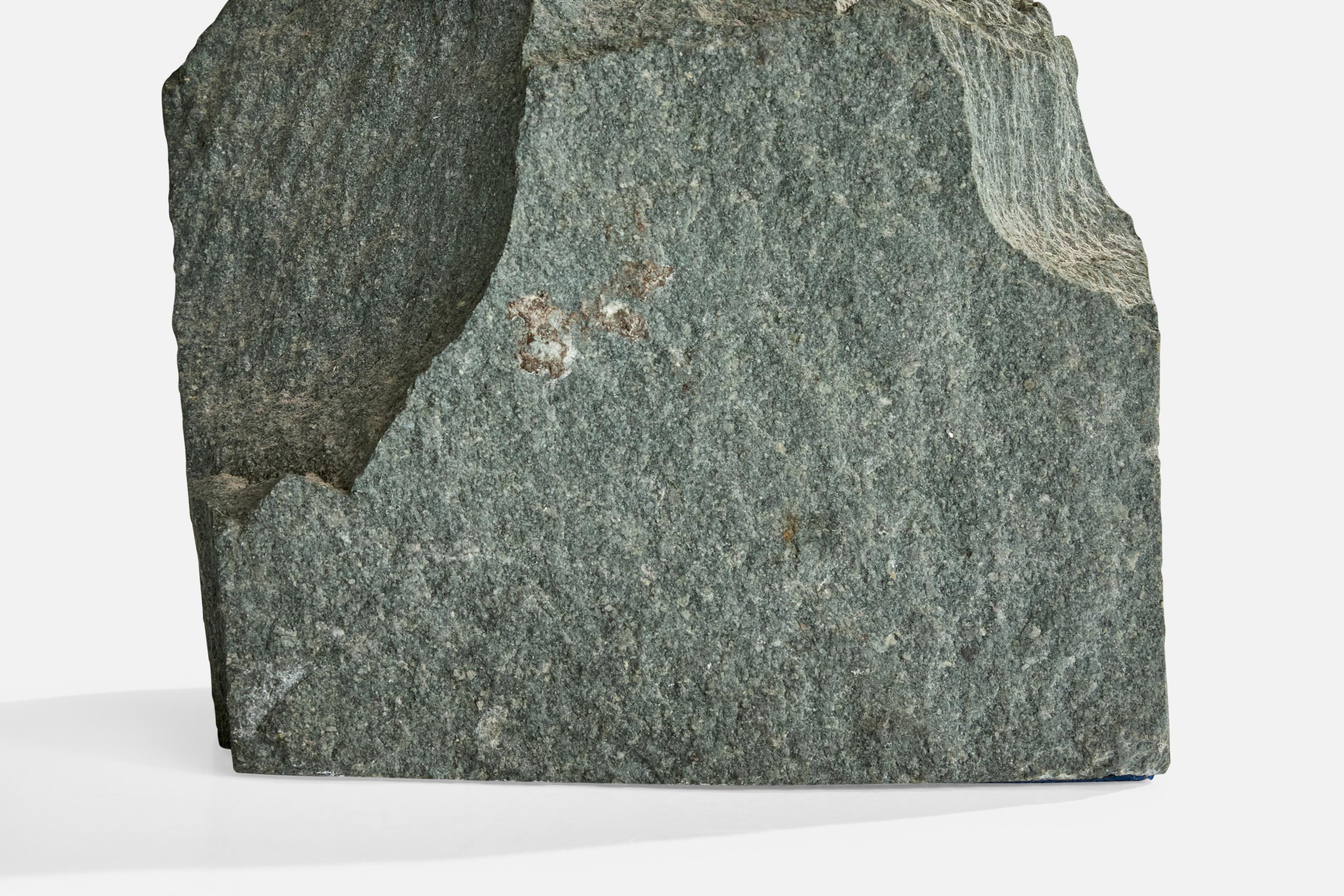 Diseñador danés, lámpara de mesa, Stone, Dinamarca, años 80 en Bueno estado para la venta en High Point, NC