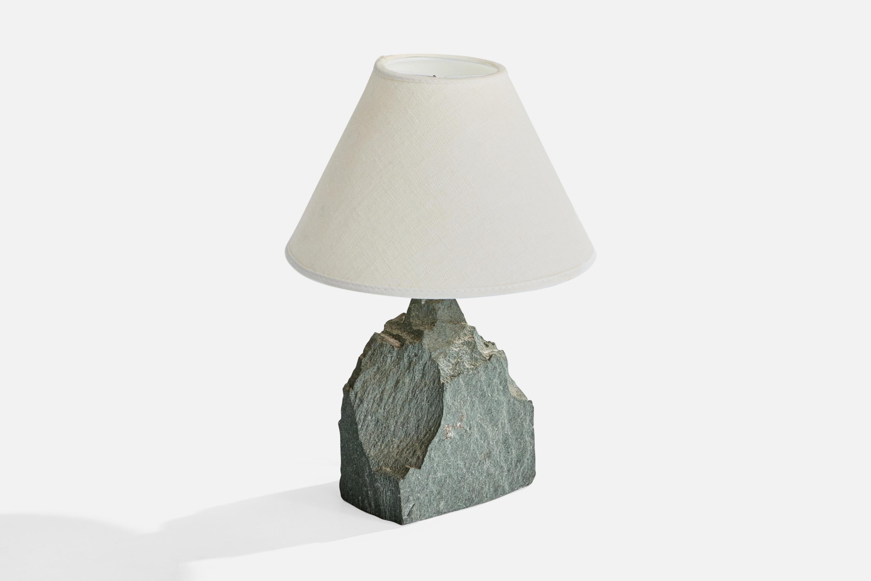 Diseñador danés, lámpara de mesa, Stone, Dinamarca, años 80 Piedra en venta