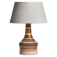 Lampada da tavolo di design danese, gres, Danimarca, anni '1960