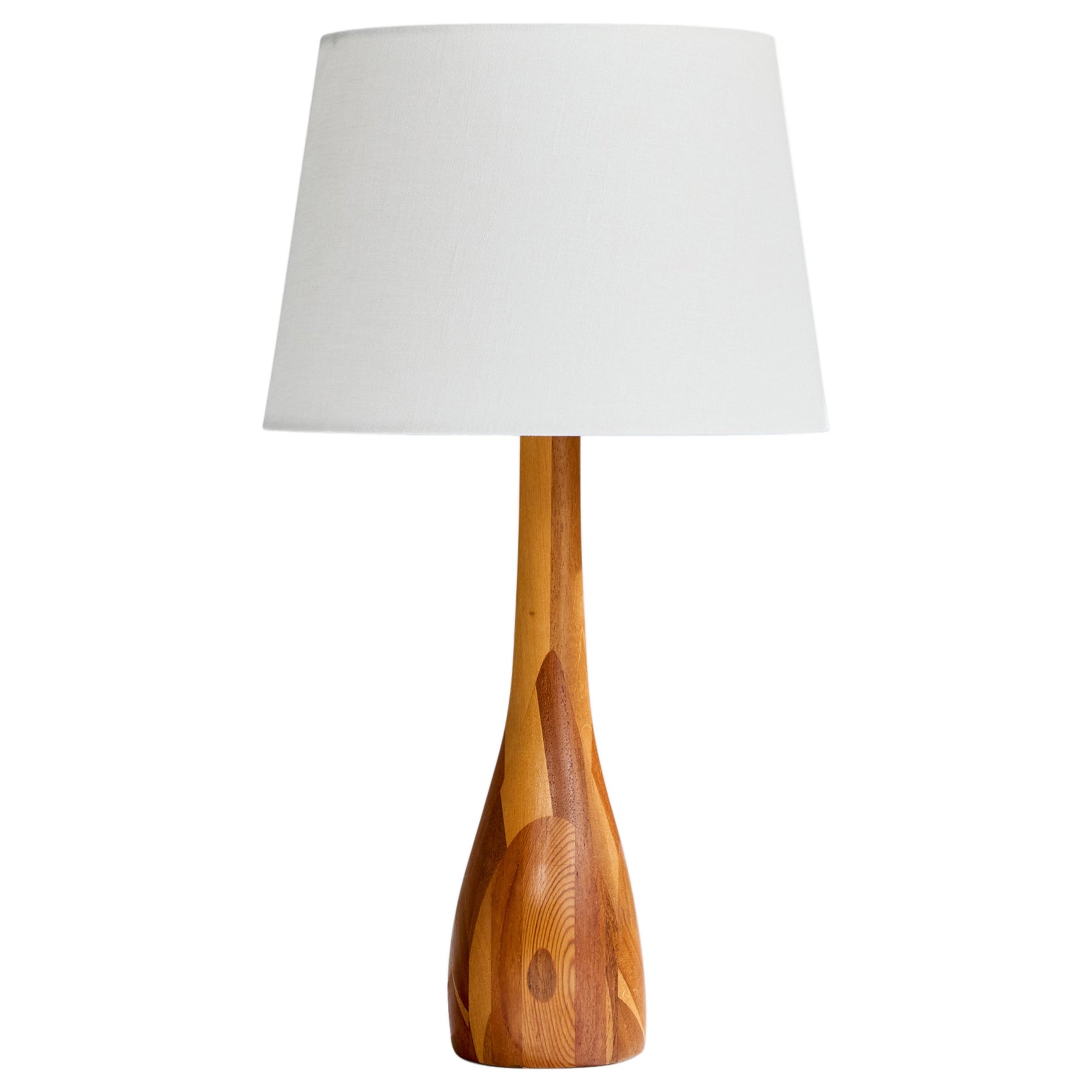 Lampada da tavolo di design danese, Wood, Danimarca, anni '50 in vendita