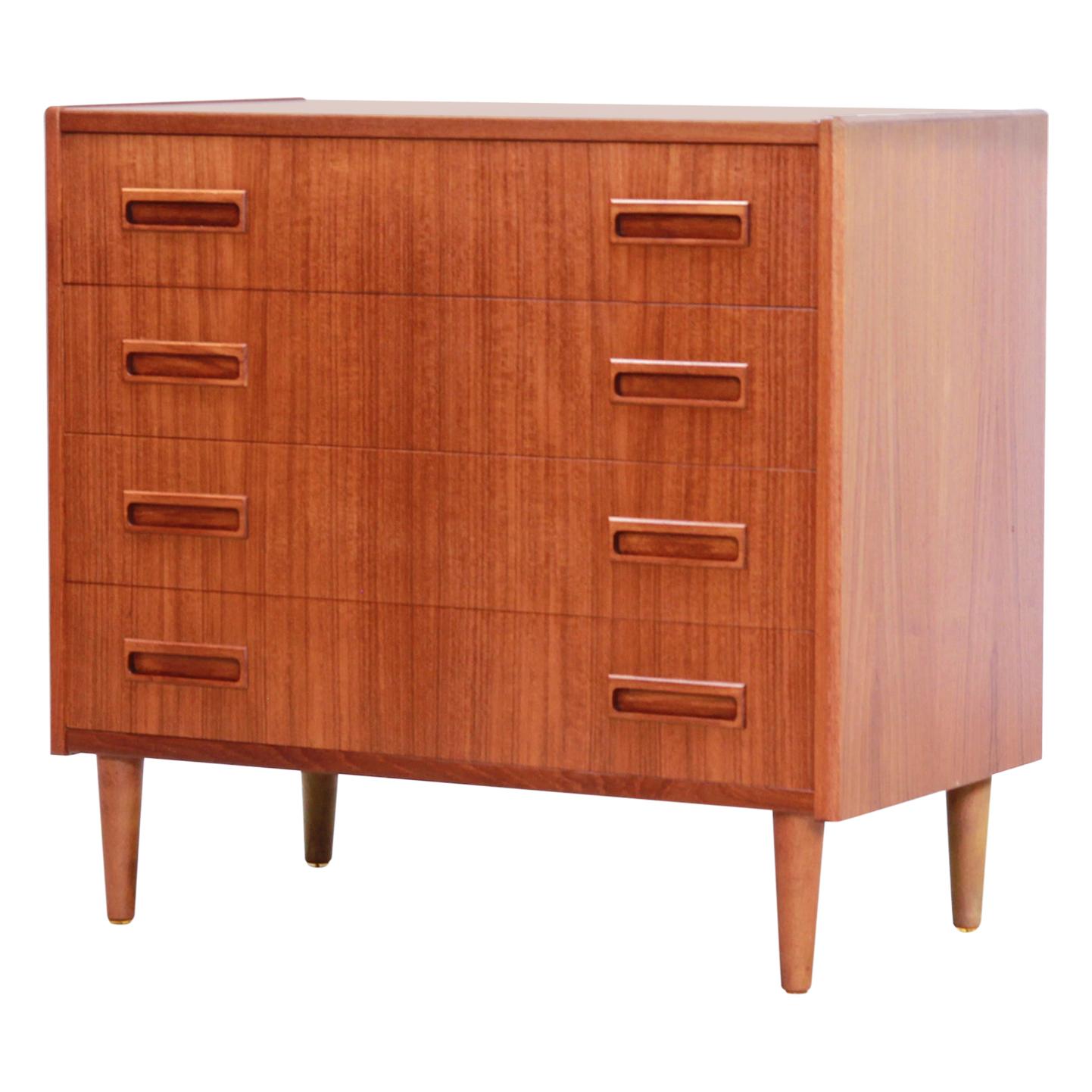 Danish Designer Teak Chest of Drawers by P. Westergaard, 1960