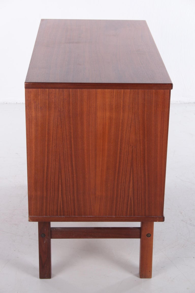 Danish Designer Teak Wooden 3 Drawer Cabinet by Nils Jonsson, 1960s In Good Condition In Oostrum-Venray, NL