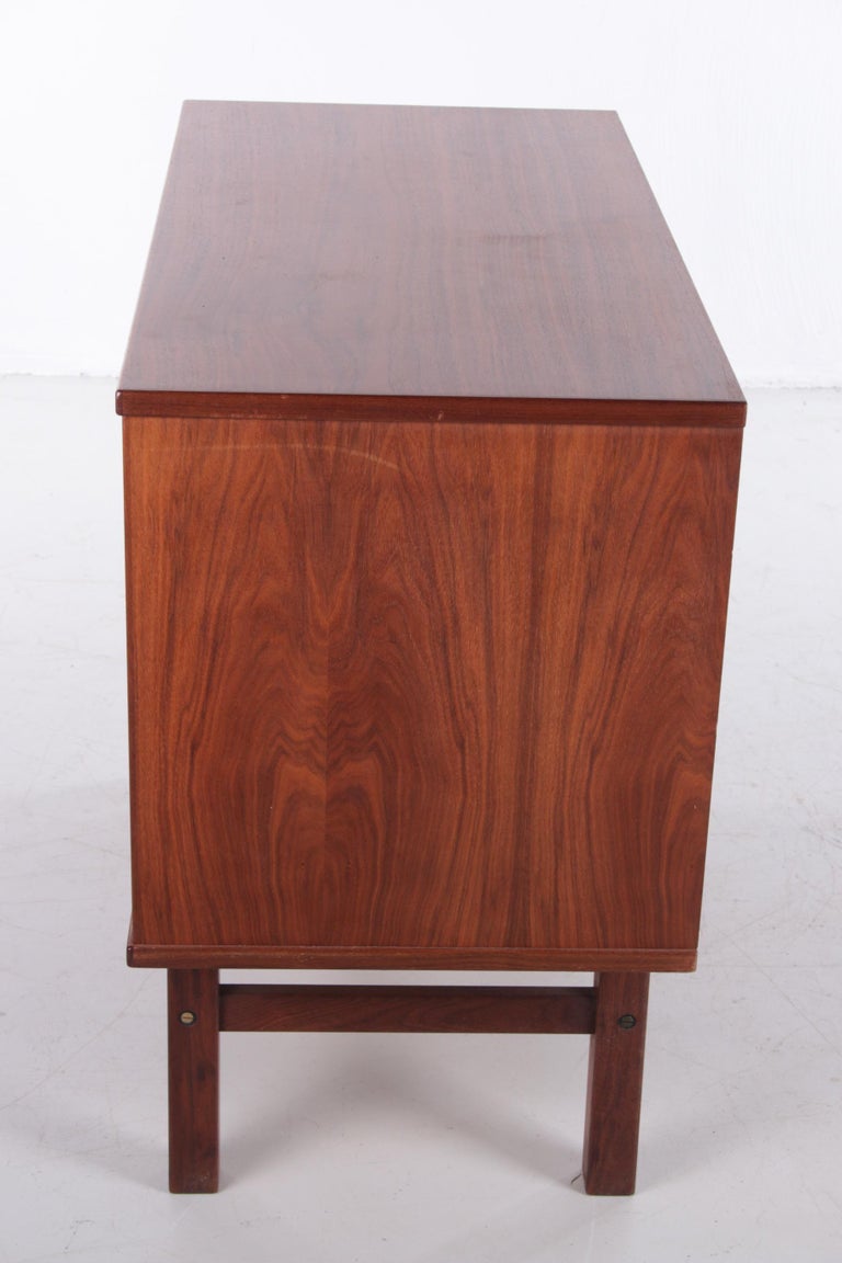 Danish Designer Teak Wooden 3 Drawer Cabinet by Nils Jonsson, 1960s 1