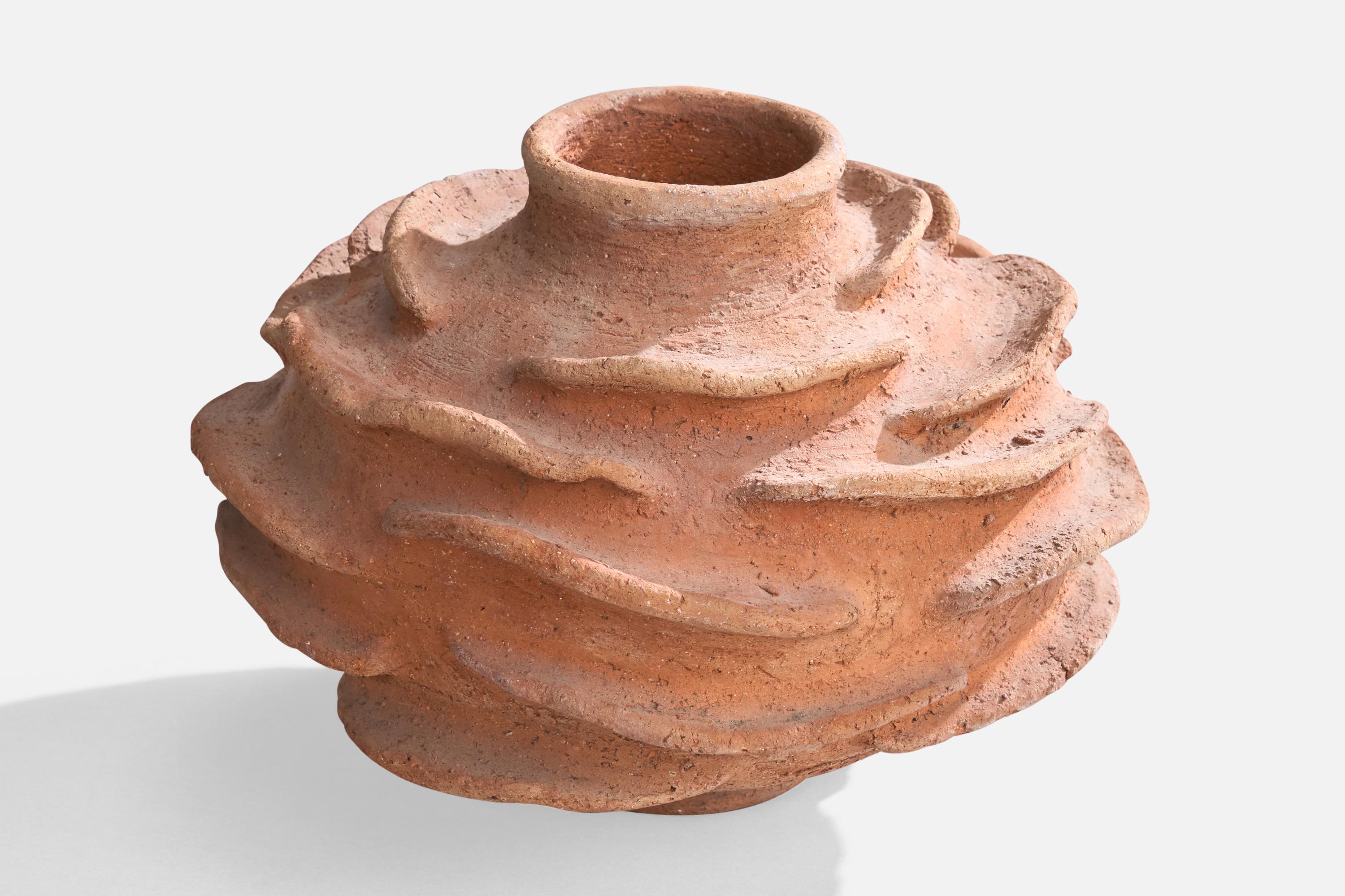 Late 20th Century Danish Designer, Vase, Ceramic, Denmark, 1970s For Sale