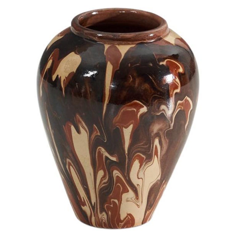 Designer danese, Vaso, Terracotta smaltata, Danimarca, anni '30