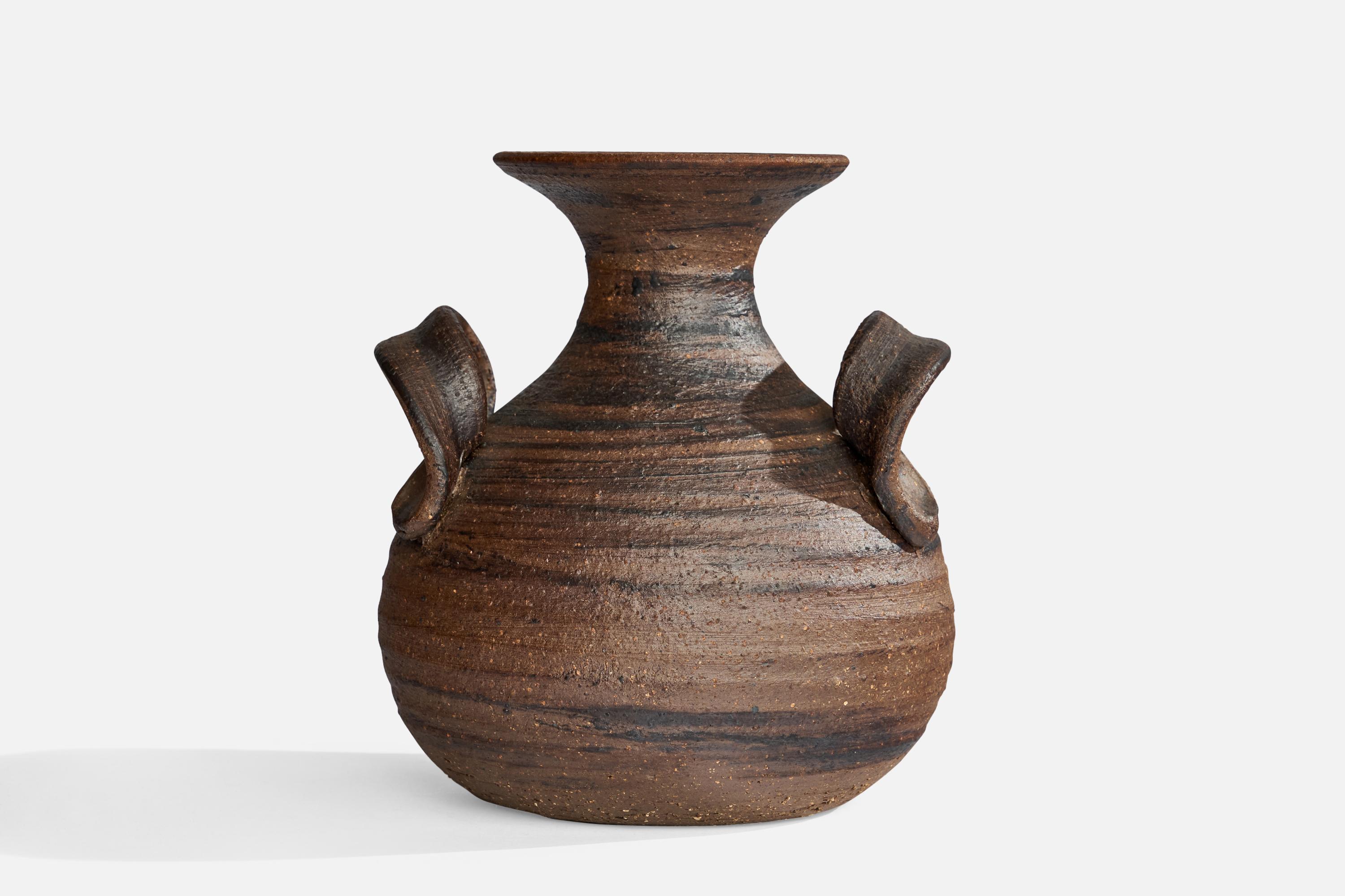 Danish Designer, Vase, Stoneware, Denmark, 1960s 2