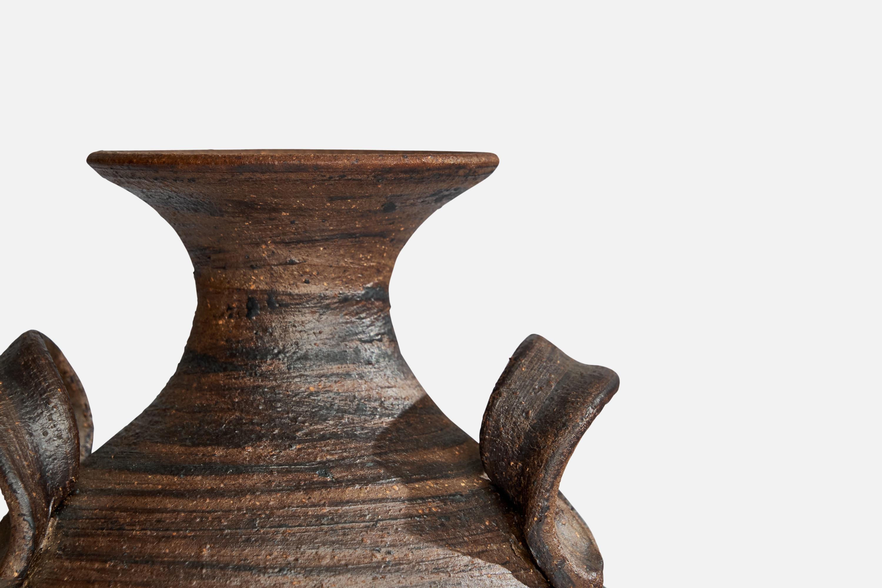 Danish Designer, Vase, Stoneware, Denmark, 1960s 3