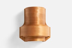 Designer danese, Applique da parete in pino, Danimarca, anni '70