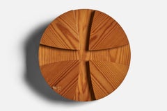Danish Designer, Wall Light, Pine, Denmark, 1970s