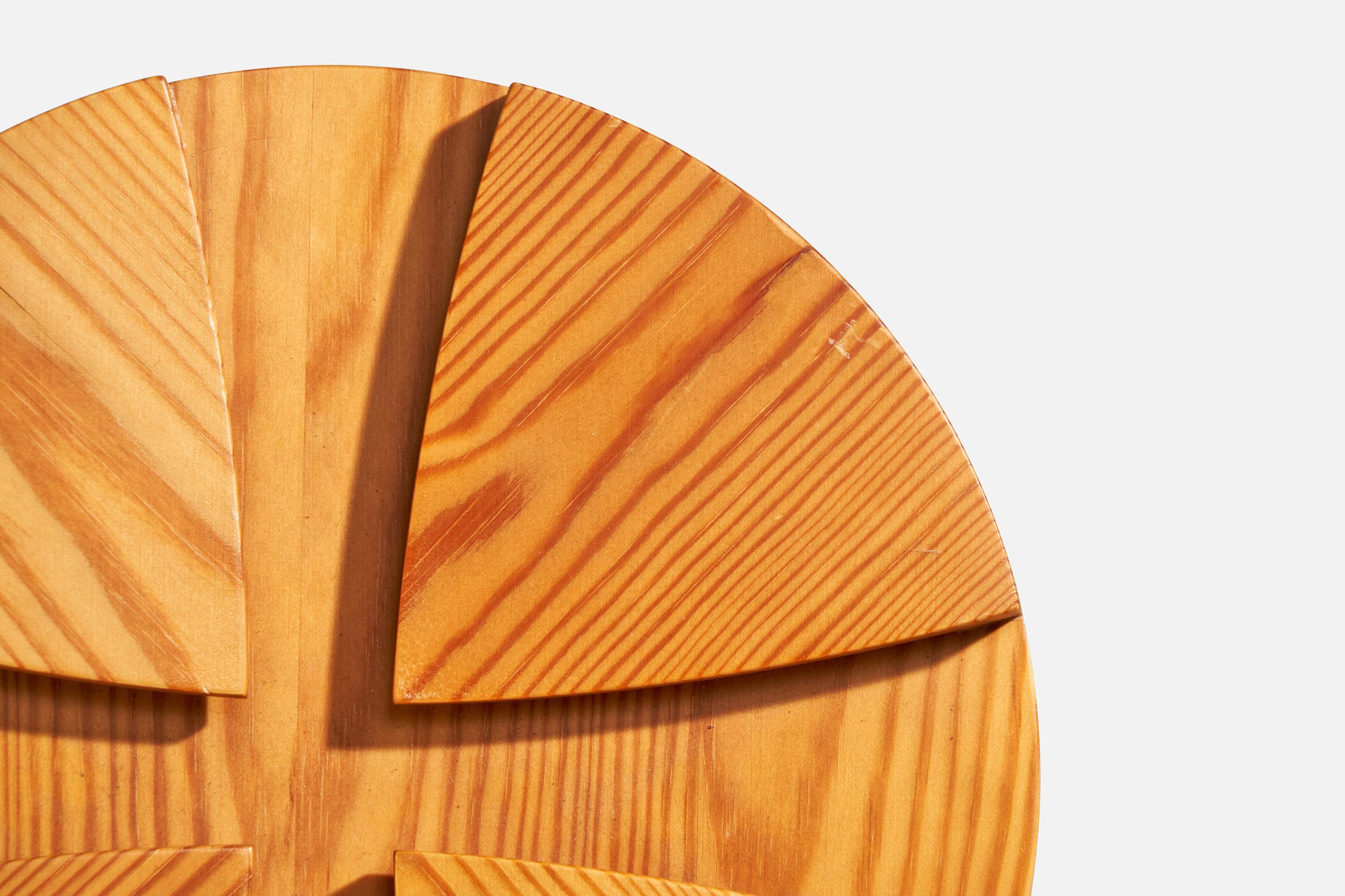 Diseñador danés, Lámpara de pared, Pino, Dinamarca, Años 70 finales del siglo XX en venta