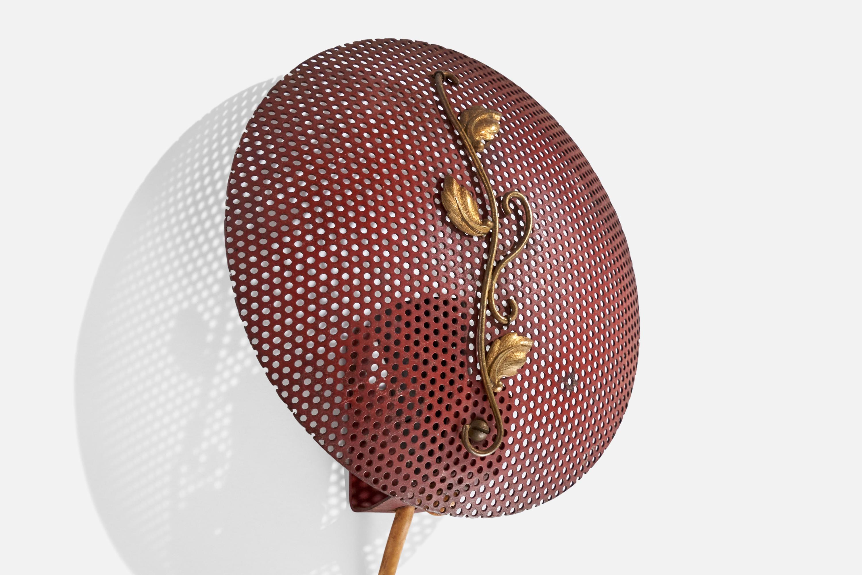 Danois Design/One, Lights, laiton, métal, Danemark, années 1940 en vente