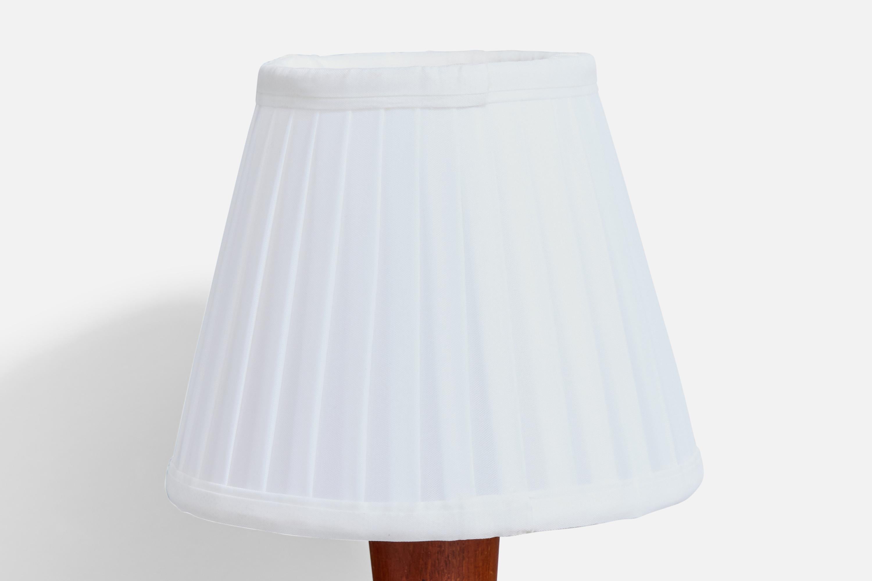 Design/One, appliques, laiton, teck, tissu, Danemark, années 1950 en vente 1